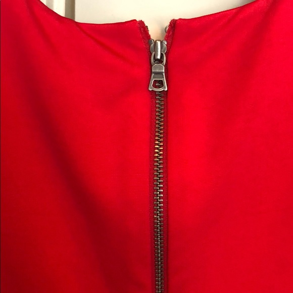 NWT ALICE + OLIVIA SZ 14 classy red dress - Picture 7 of 10